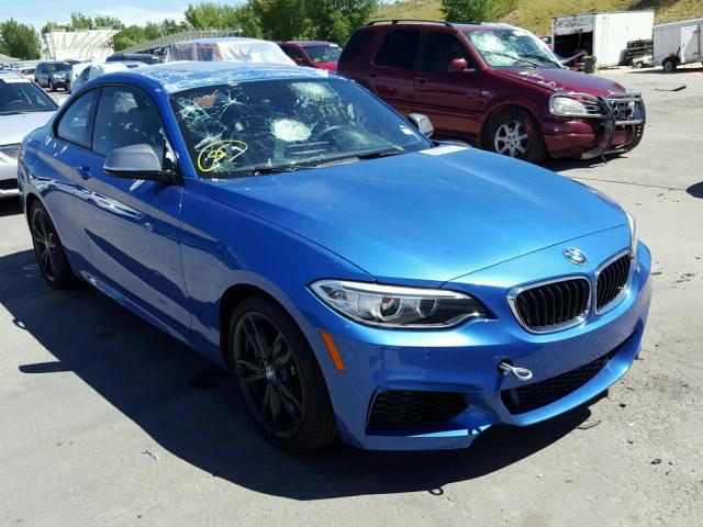 WBA2G1C38HV639626 - 2017 BMW M240I BLUE photo 1