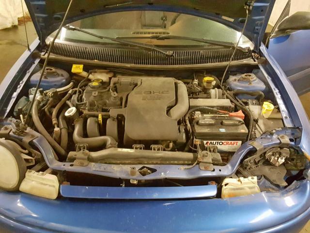 3B3ES47C5VT592417 - 1997 DODGE NEON HIGHL BLUE photo 7