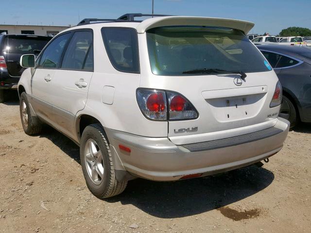 JTJHF10U520266642 - 2002 LEXUS RX 300 WHITE photo 3