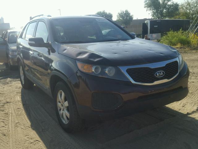 5XYKTDA26CG250784 - 2012 KIA SORENTO BA BURGUNDY photo 1