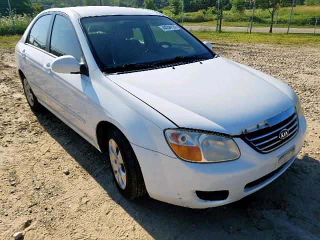 KNAFE121585551835 - 2008 KIA SPECTRA EX WHITE photo 1