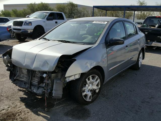 3N1AB6AP6CL706056 - 2012 NISSAN SENTRA 2.0 SILVER photo 2