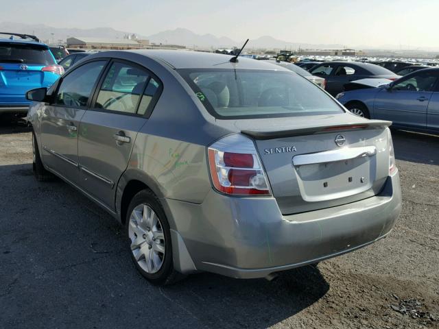 3N1AB6AP6CL706056 - 2012 NISSAN SENTRA 2.0 SILVER photo 3