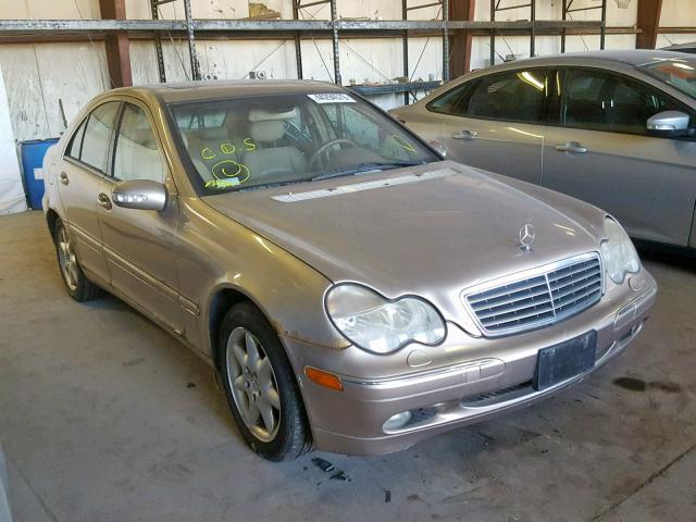 WDBRF64J41F029896 - 2001 MERCEDES-BENZ C 320 CREAM photo 1