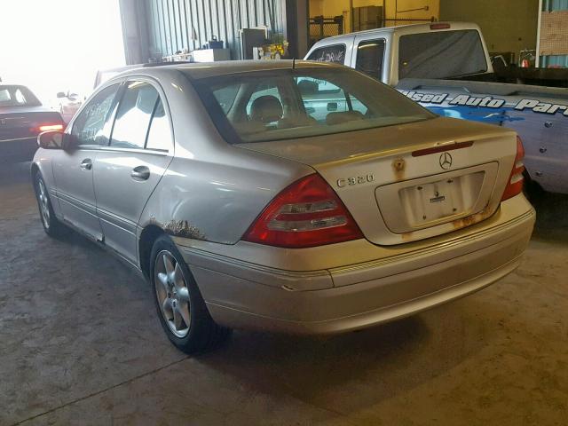 WDBRF64J41F029896 - 2001 MERCEDES-BENZ C 320 CREAM photo 3