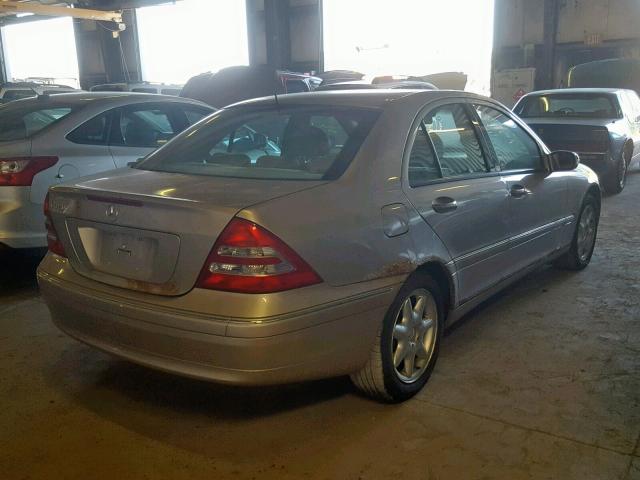 WDBRF64J41F029896 - 2001 MERCEDES-BENZ C 320 CREAM photo 4