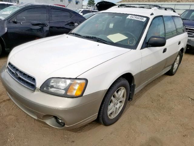 4S3BH6652Y7651608 - 2000 SUBARU LEGACY OUT WHITE photo 2