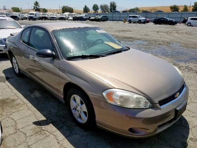 2G1WM15K069205016 - 2006 CHEVROLET MONTE CARL GOLD photo 1