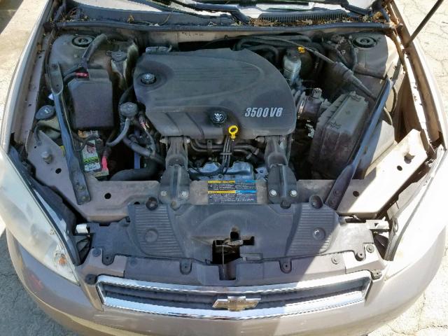 2G1WM15K069205016 - 2006 CHEVROLET MONTE CARL GOLD photo 7