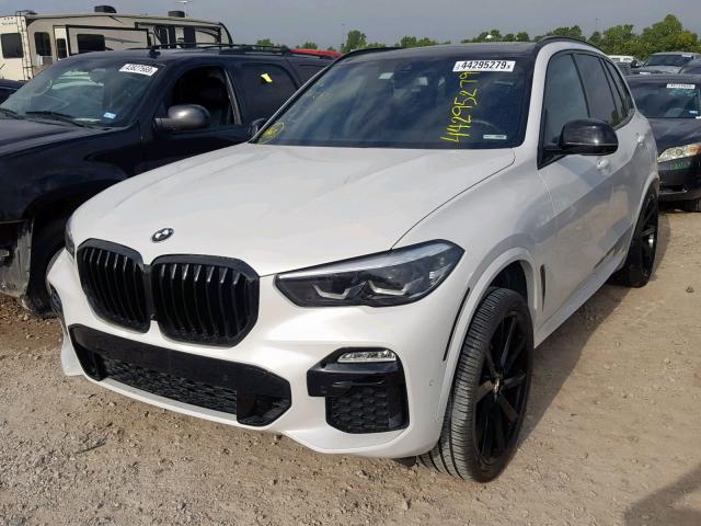 5UXCR6C53KLK85662 - 2019 BMW X5 XDRIVE4 WHITE photo 2