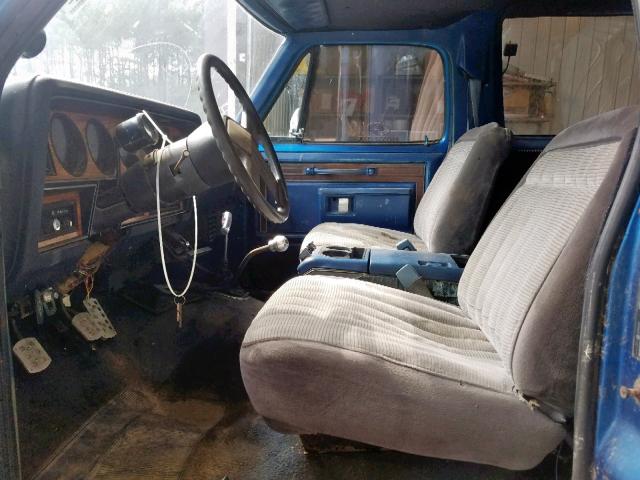 1B4GW12T9FS597055 - 1985 DODGE RAMCHARGER BLUE photo 5