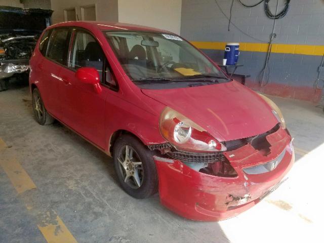 JHMGD38488S048596 - 2008 HONDA FIT RED photo 1