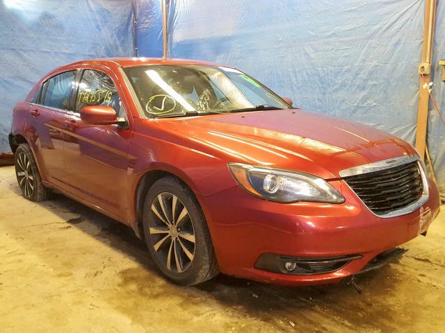 1C3CCBBG2EN118656 - 2014 CHRYSLER 200 TOURIN RED photo 1