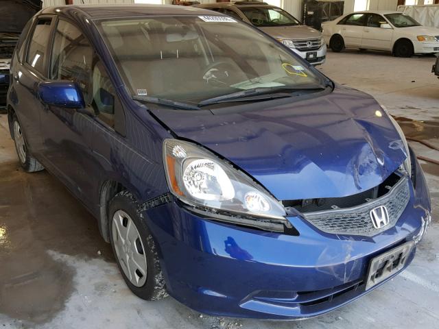 JHMGE8H34DC003368 - 2013 HONDA FIT BLUE photo 1