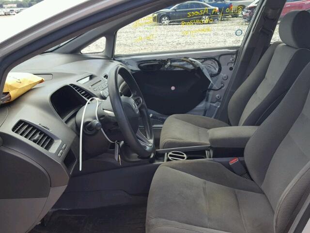 2HGFA16489H033605 - 2009 HONDA CIVIC DX-G SILVER photo 5