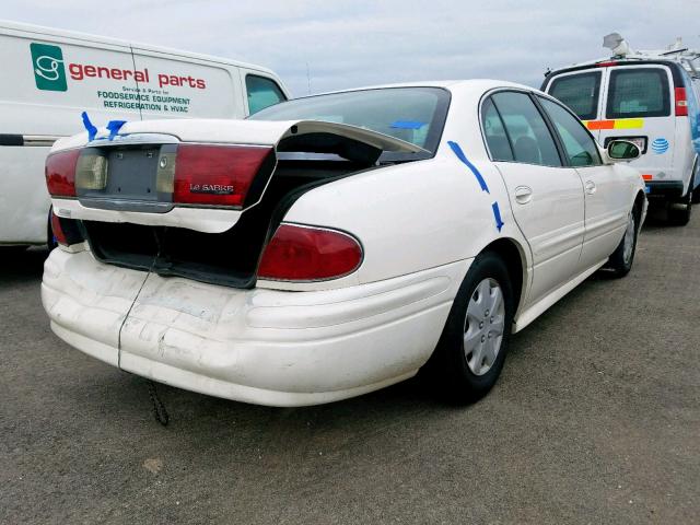 1G4HP52K944107598 - 2004 BUICK LESABRE CU WHITE photo 4