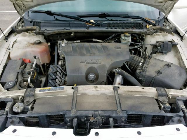 1G4HP52K944107598 - 2004 BUICK LESABRE CU WHITE photo 7