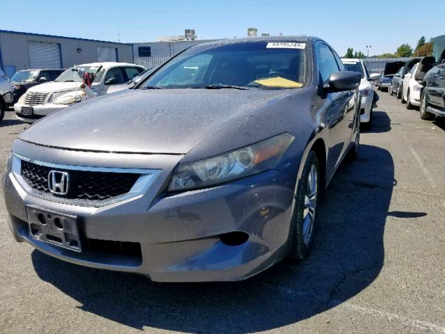 1HGCS12859A013934 - 2009 HONDA ACCORD EXL CHARCOAL photo 2