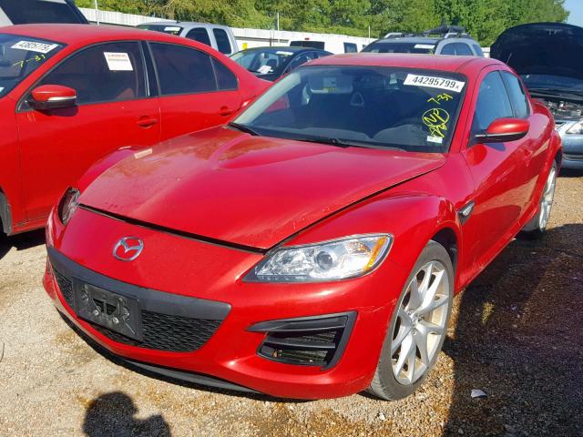 JM1FE174290401461 - 2009 MAZDA RX8 RED photo 2