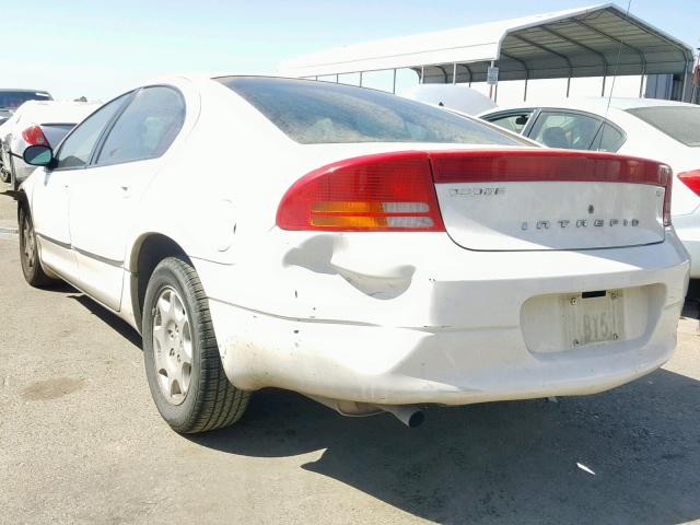 2B3HD46R12H267880 - 2002 DODGE INTREPID S WHITE photo 3