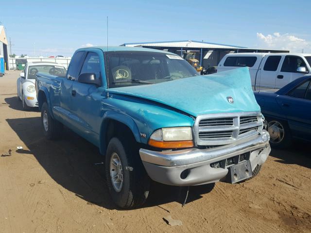 1B7GG22X0WS547637 - 1998 DODGE DAKOTA TEAL photo 1