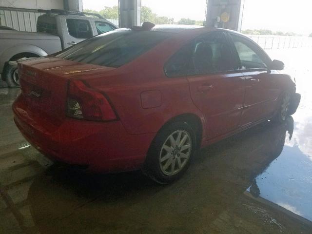 YV1MS382882382260 - 2008 VOLVO S40 2.4I RED photo 4