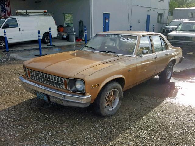 1X69D8T245905 - 1978 CHEVROLET NOVA GOLD photo 2