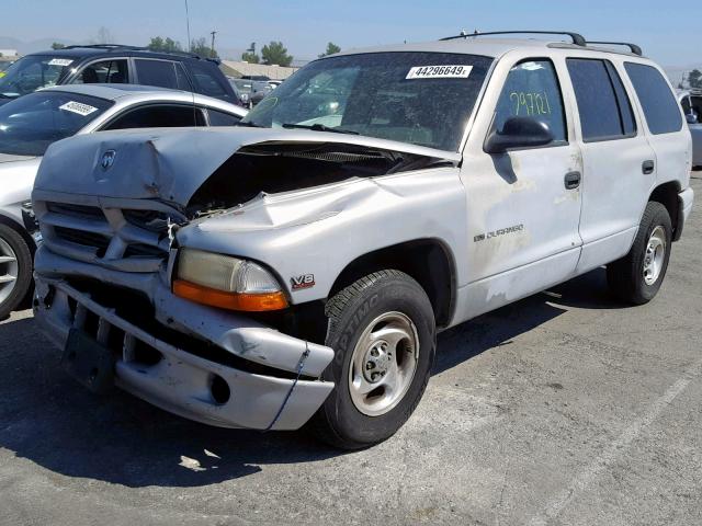 1B4HR28Y6XF681526 - 1999 DODGE DURANGO SILVER photo 2