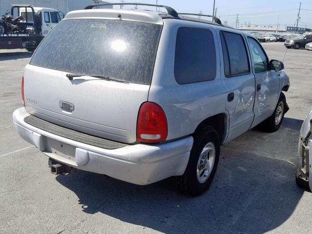 1B4HR28Y6XF681526 - 1999 DODGE DURANGO SILVER photo 4