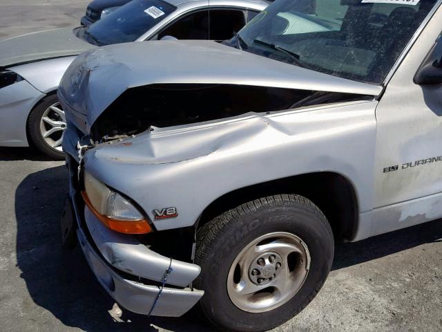 1B4HR28Y6XF681526 - 1999 DODGE DURANGO SILVER photo 9