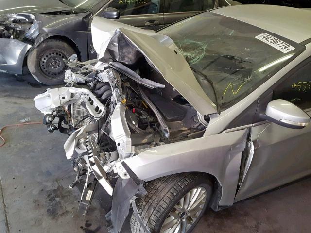 1FADP3J26DL184305 - 2013 FORD FOCUS TITA SILVER photo 10