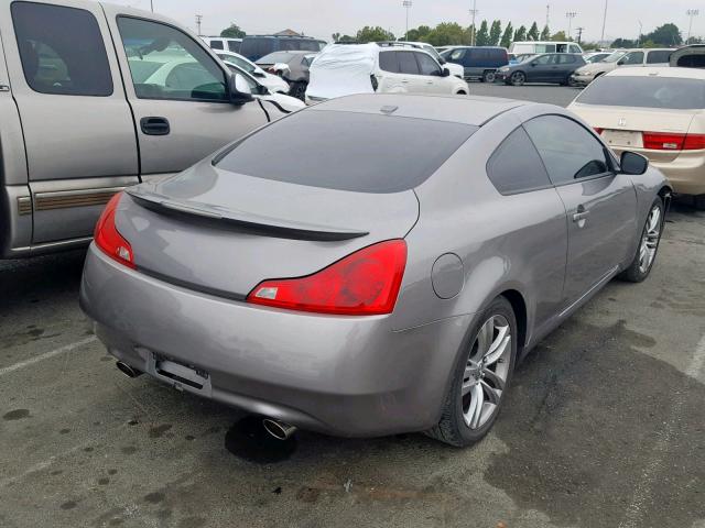 JNKCV64E89M606206 - 2009 INFINITI G37 BASE CHARCOAL photo 4