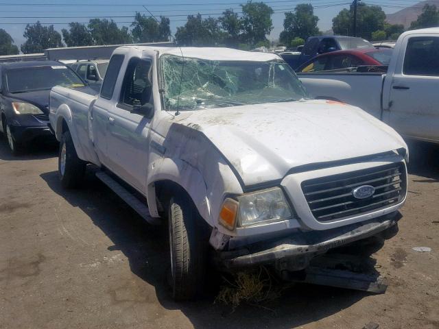 1FTYR14E69PA69008 - 2009 FORD RANGER SUP WHITE photo 1