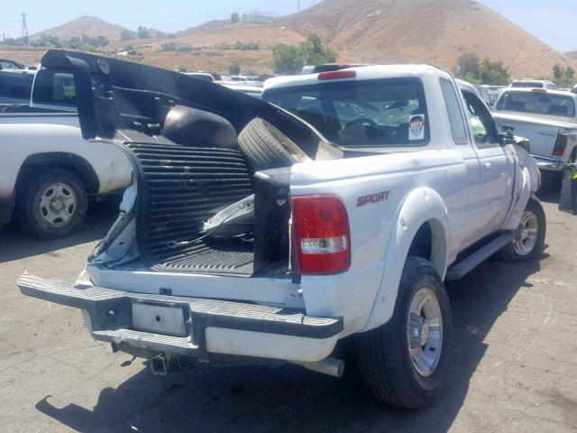 1FTYR14E69PA69008 - 2009 FORD RANGER SUP WHITE photo 4