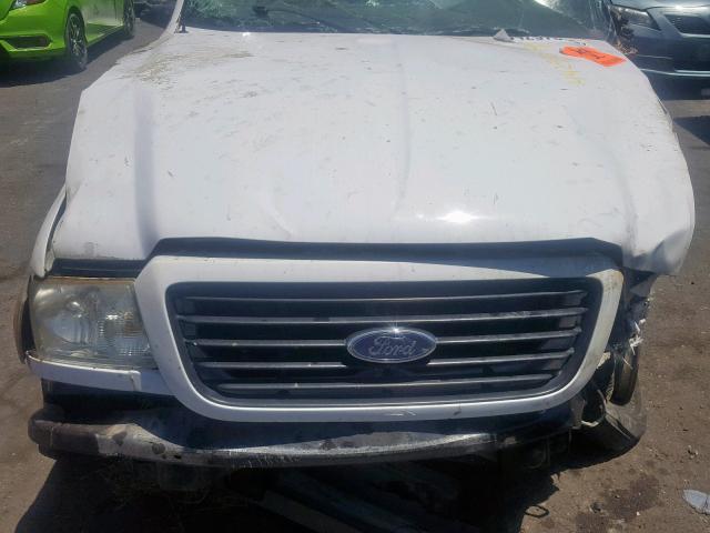 1FTYR14E69PA69008 - 2009 FORD RANGER SUP WHITE photo 7