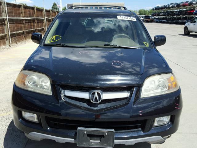 2HNYD18875H548940 - 2005 ACURA MDX TOURIN BLACK photo 9