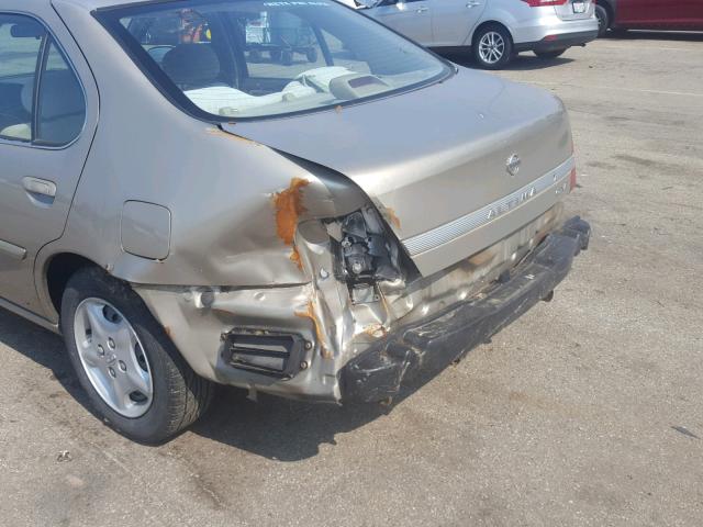 1N4DL01D41C225134 - 2001 NISSAN ALTIMA XE TAN photo 9