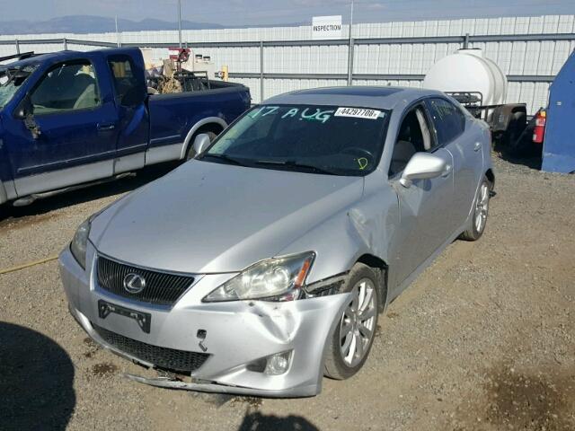 JTHCK262285020291 - 2008 LEXUS IS 250 SILVER photo 2