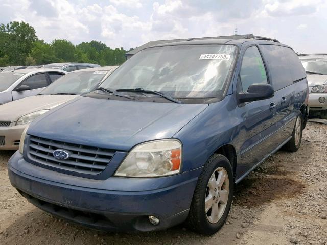 2FMZA516X6BA66725 - 2006 FORD FREESTAR S BLUE photo 2