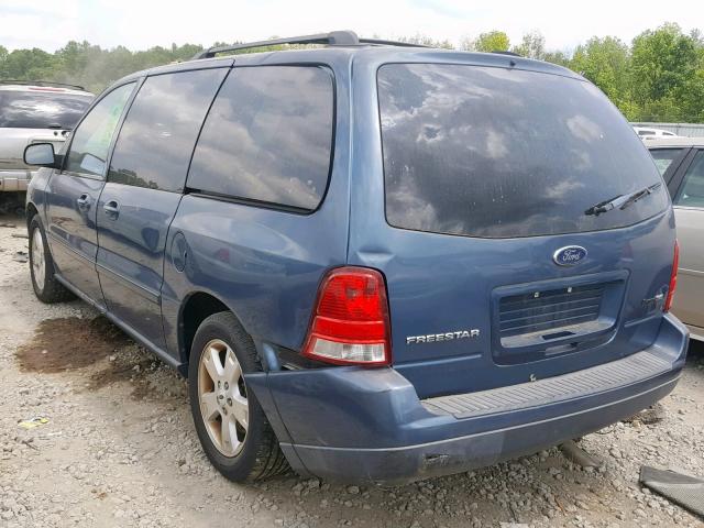 2FMZA516X6BA66725 - 2006 FORD FREESTAR S BLUE photo 3