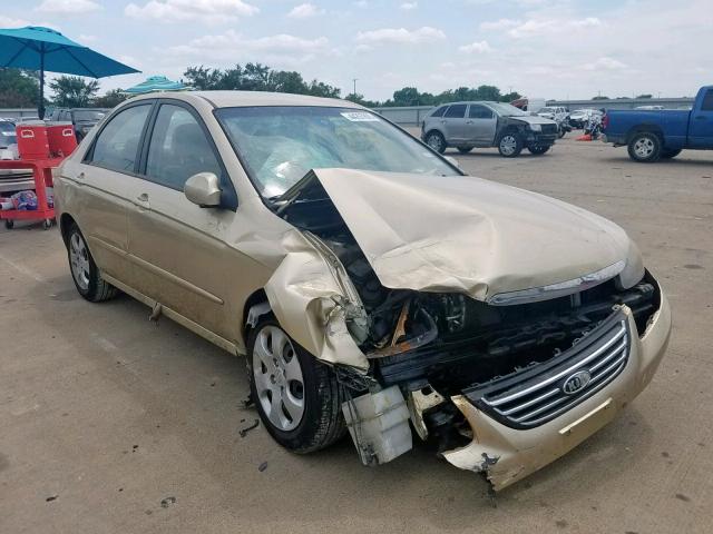 KNAFE221795646291 - 2009 KIA SPECTRA EX GOLD photo 1