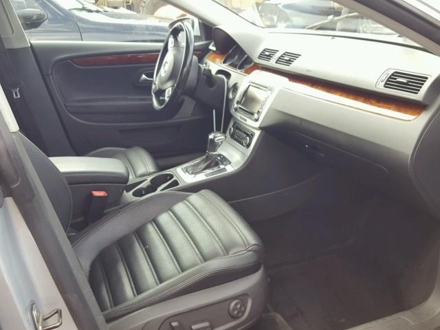 WVWHN7AN6BE733845 - 2011 VOLKSWAGEN CC LUXURY SILVER photo 5