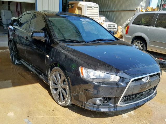 JA32U8FW0CU019263 - 2012 MITSUBISHI LANCER GT BLACK photo 1