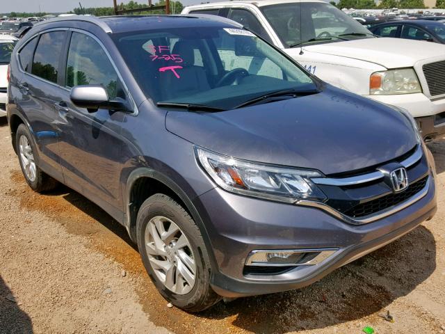 5J6RM4H79GL035868 - 2016 HONDA CR-V EXL GRAY photo 1