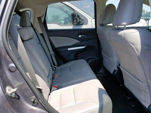 5J6RM4H79GL035868 - 2016 HONDA CR-V EXL GRAY photo 6