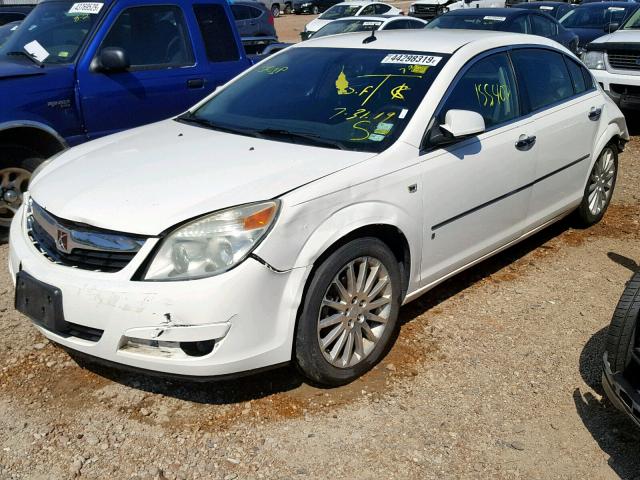 1G8ZV57787F232467 - 2007 SATURN AURA XR WHITE photo 2