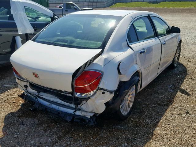 1G8ZV57787F232467 - 2007 SATURN AURA XR WHITE photo 4