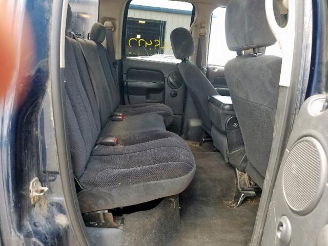 3D7KS28C35G833281 - 2005 DODGE RAM 2500 S Կապույտ լուսանկար 6