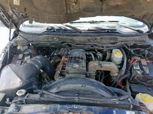 3D7KS28C35G833281 - 2005 DODGE RAM 2500 S Կապույտ լուսանկար 7