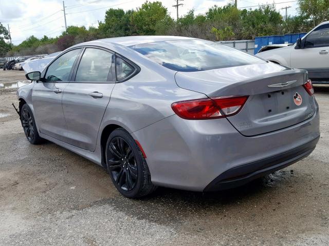 1C3CCCFB9HN508081 - 2017 CHRYSLER 200 LX GRAY photo 3